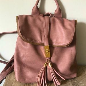 Miztique backpack beautiful pink shade.